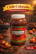 Caja de Chile Colorado Miss Chiles 500 ml 20 piezas