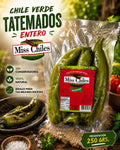 Caja de Chile Tatemado Entero Anaheim Miss Chiles 250 gr 20 piezas