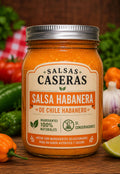 Caja de Frasco Salsa Habanera Premium 250 ml 12 piezas