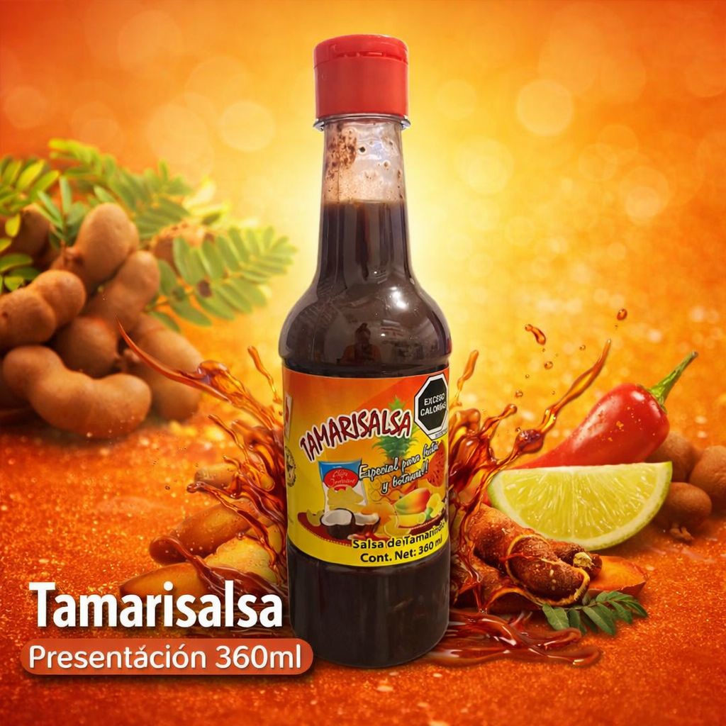 Caja de Tamarisalsa Salsa Botanera Líquida 360 ml 20 piezas